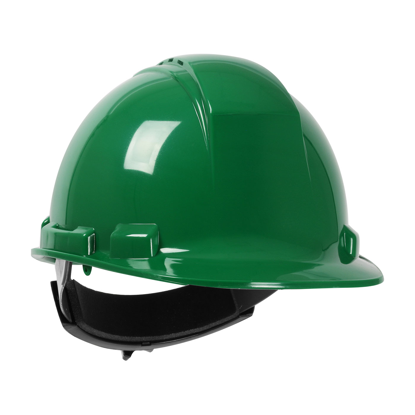 280-HP241RV PIP® Dynamic Whistler™ Vented Cap Style Hard Hat with HDPE Shell, 4-Point Textile Suspension and Wheel Ratchet Adjustment   - Green